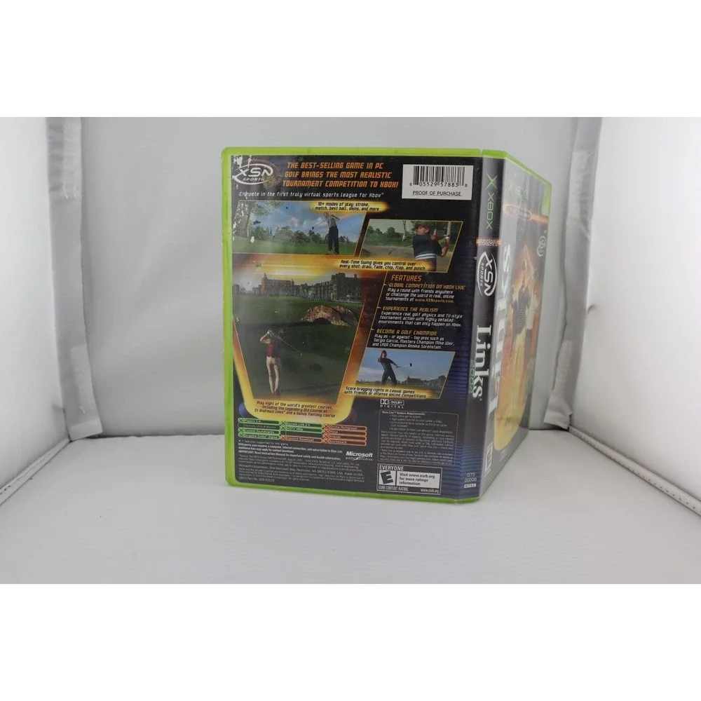 Links 2004 (Microsoft Xbox 2003) CIB Complete Tested and Working Great Condition